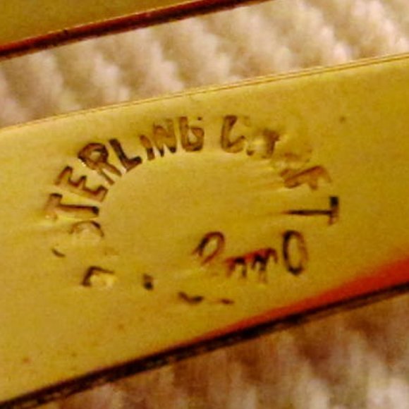 Sterling Craft Tulip Golden Bouquet Flower Brooch - Picture 8 of 9